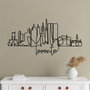 Wallity Toronto Escultura de pared de metal Negro